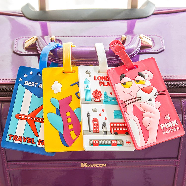 Silicone name badge tags for suitcase/large board luggage