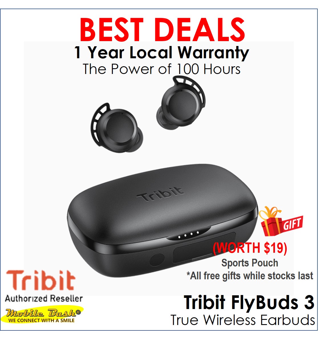 Tribit FlyBuds True Wireless Earbuds Lazada Singapore
