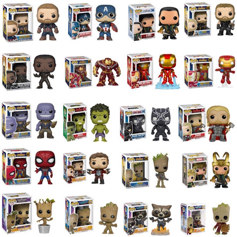 Funko Pop Mô Hình Đồ Chơi Nhân Vật Siêu Anh Hùng Marvel l03