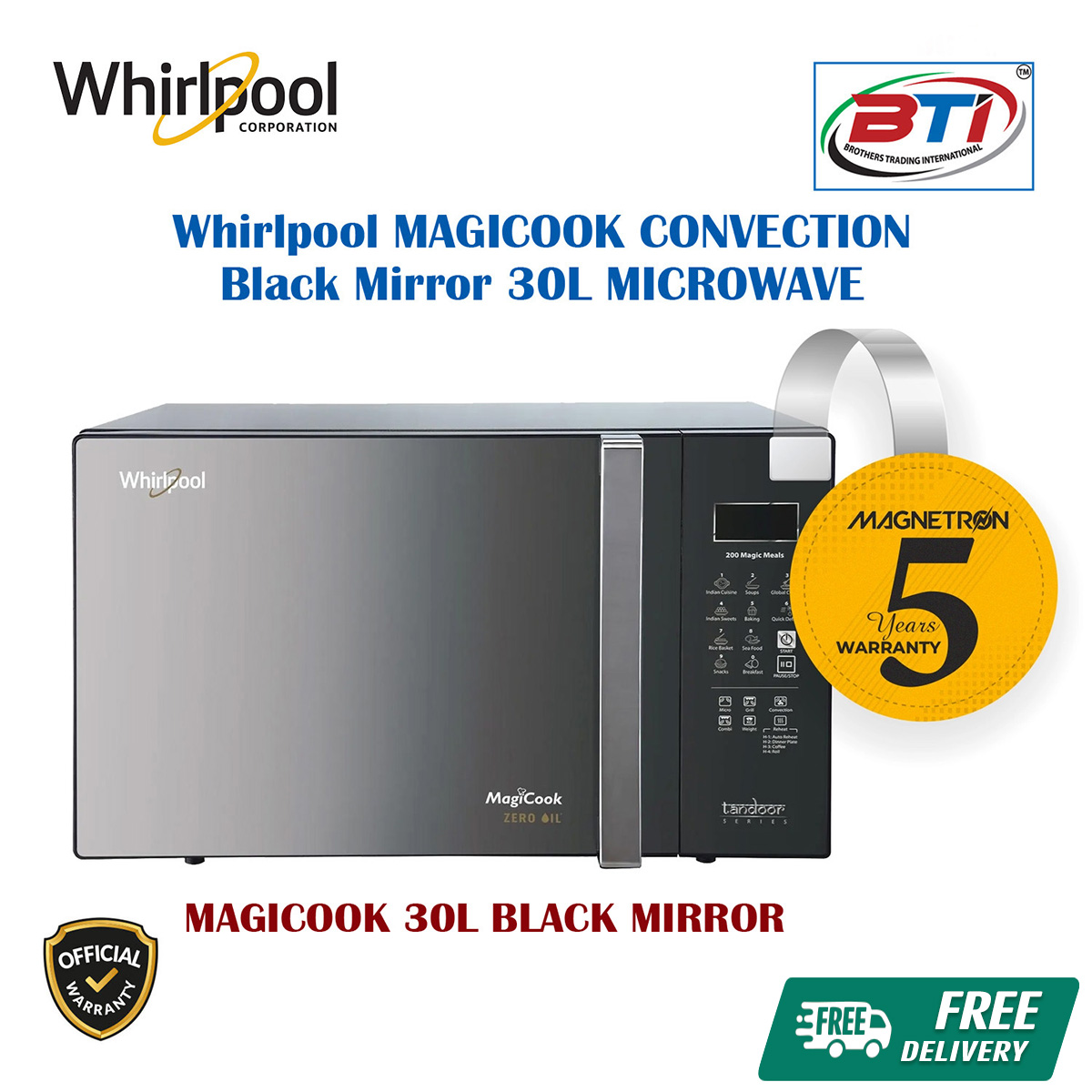 Whirlpool%20MAGICOOK%20CONVECTION%20Black%20Mirror%2030L%20MICROWAVE%20-%20Image%202
