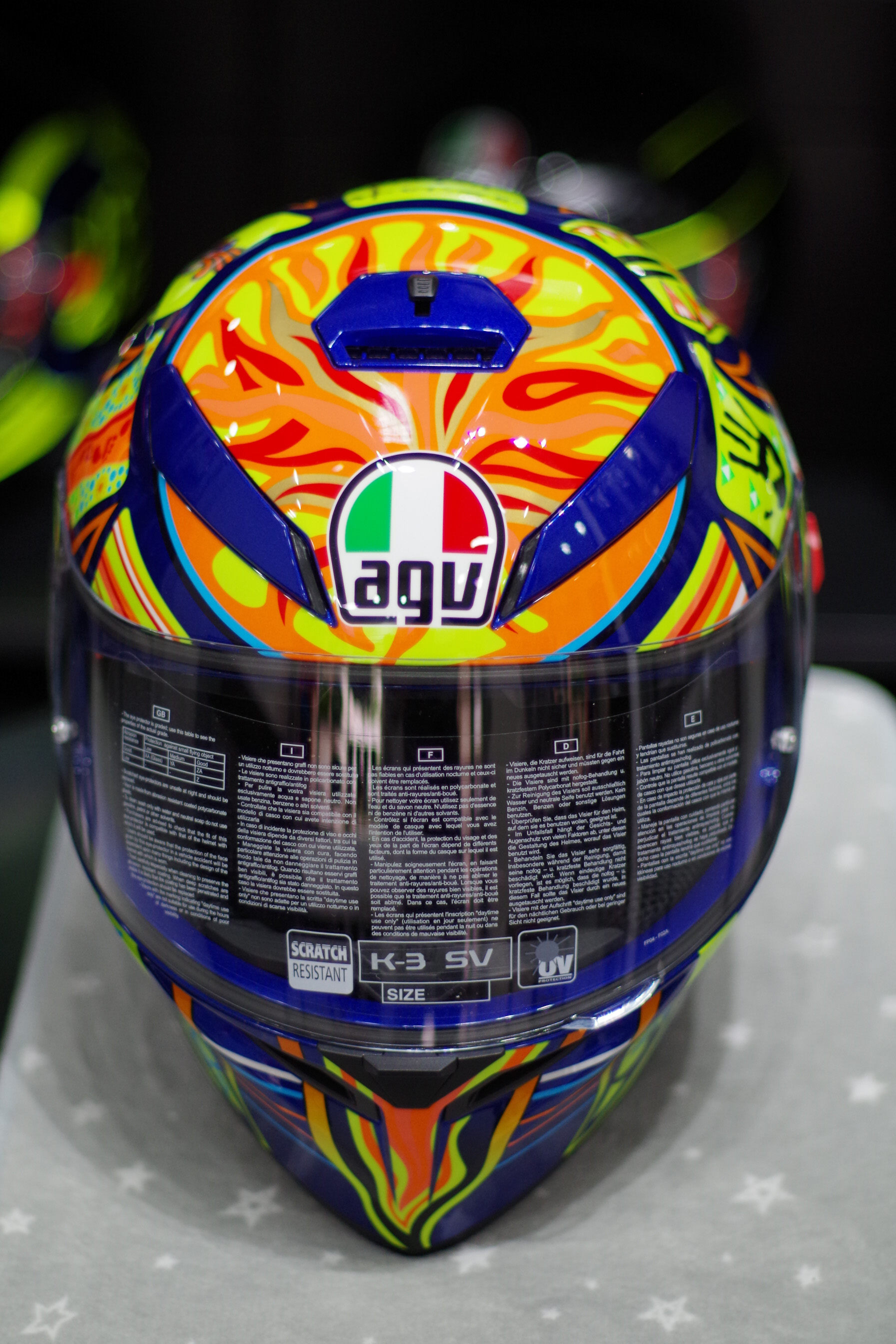 NÓN BẢO HIỂM FULLFACE AGV K3 SV E2205 TOP ASIA3 FIVE CONTINENTS