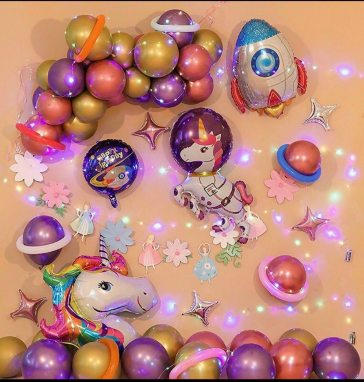 Set Bóng Trang Trí Sinh Nhật Happy Birthday