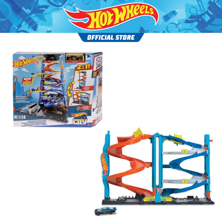 Mega Garage Playset Wheels Track Set Hot Wheels Super Ultimate
