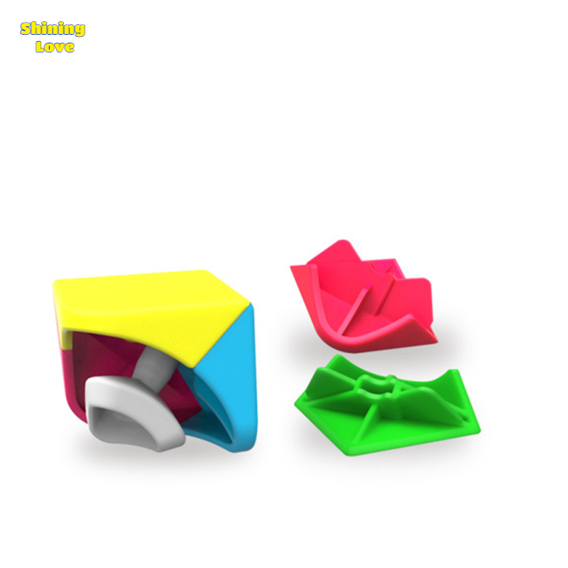 ShiningLove 2x2 Pocket Cube Intelligence Toys Brain Teaser Puzzle Stickerless Magic Cubes For Beginners