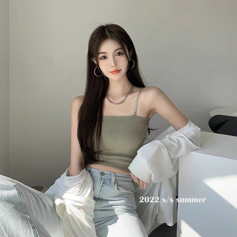 HOT ÁO THUN GÂN 2 DÂY BASIC SIÊU QUYỂN RŨ
