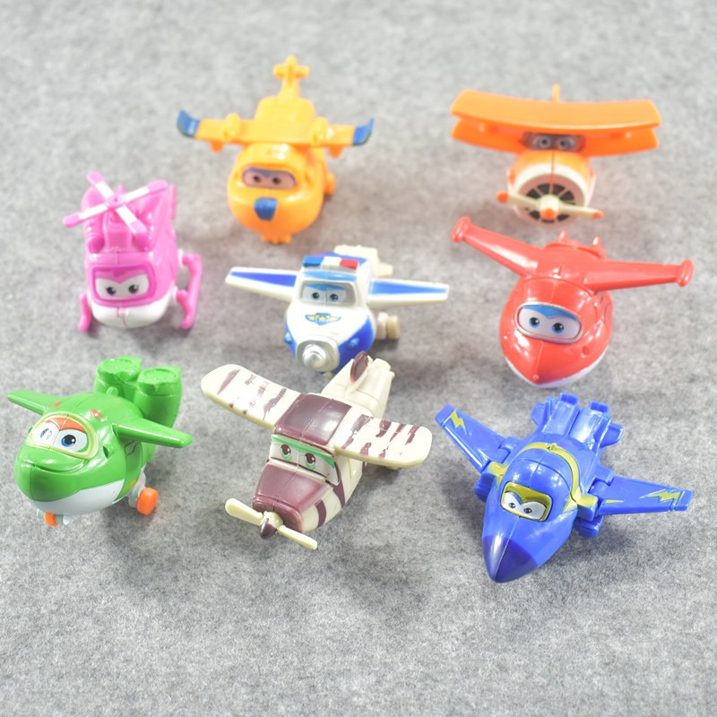 Set 8 đồ chơi mô phỏng hoạt hình đội bay siêu đẳng cho bé