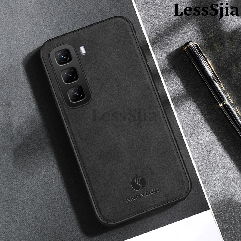 New Phone case infinix Hot60 Pro Back cover Fashionable Magnetic Sheepskin Camera Protection Shock Absorption For infinix Hot 60 Pro + case.