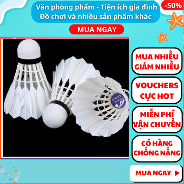 Trái vũ cầu , cầu lông trắng,FREESHIP🚛Có video thật🎥Trái vũ cầu , cầu lông trắng loại tốt giá rẻ - Aplusmart