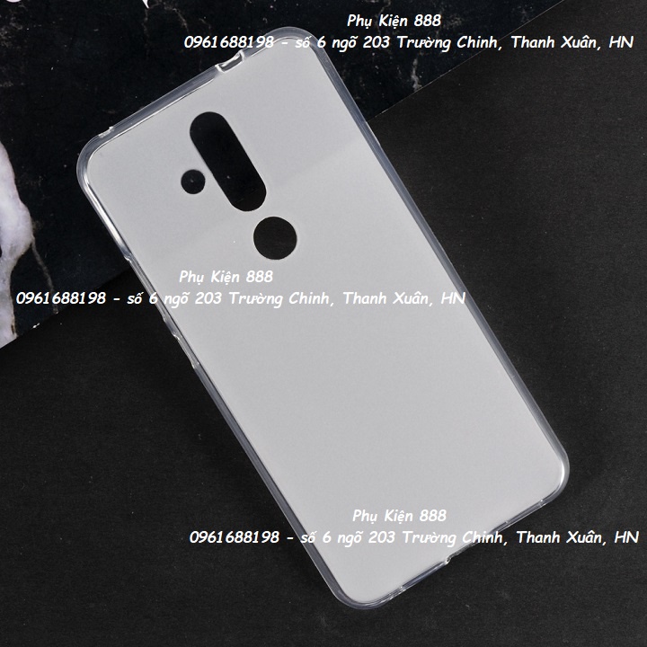 Ốp lưng điện thoại cho Nokia 8.1 silicone dẻo cao cấp