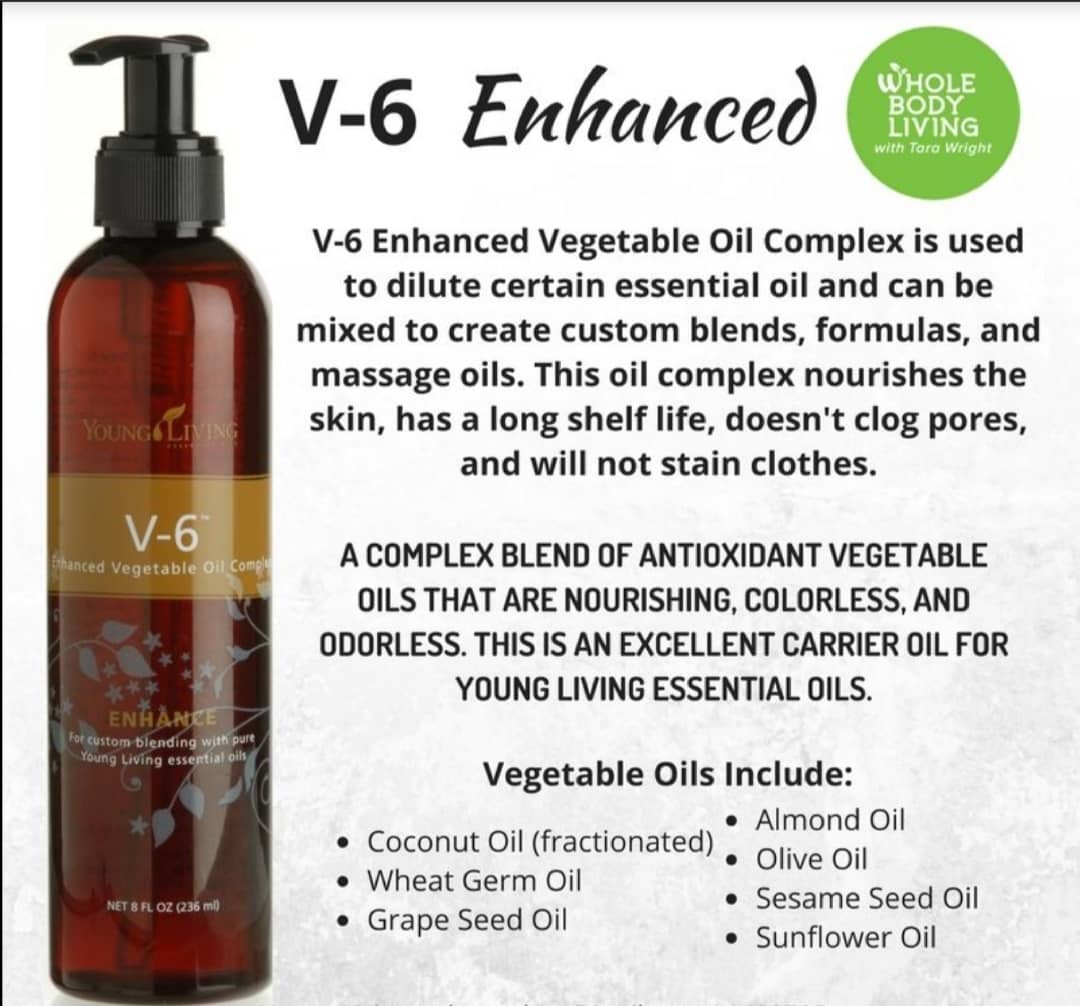 V-6 Enhanced Vegetable Oil Carrier Oil Dilute Essential Oil for