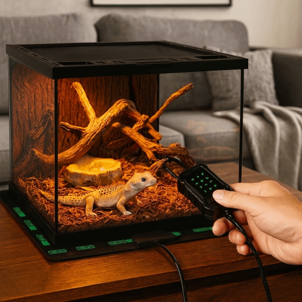 Warmer Heating 10/14/28/50/60W Reptile Heat Mat Thermostat Control ...