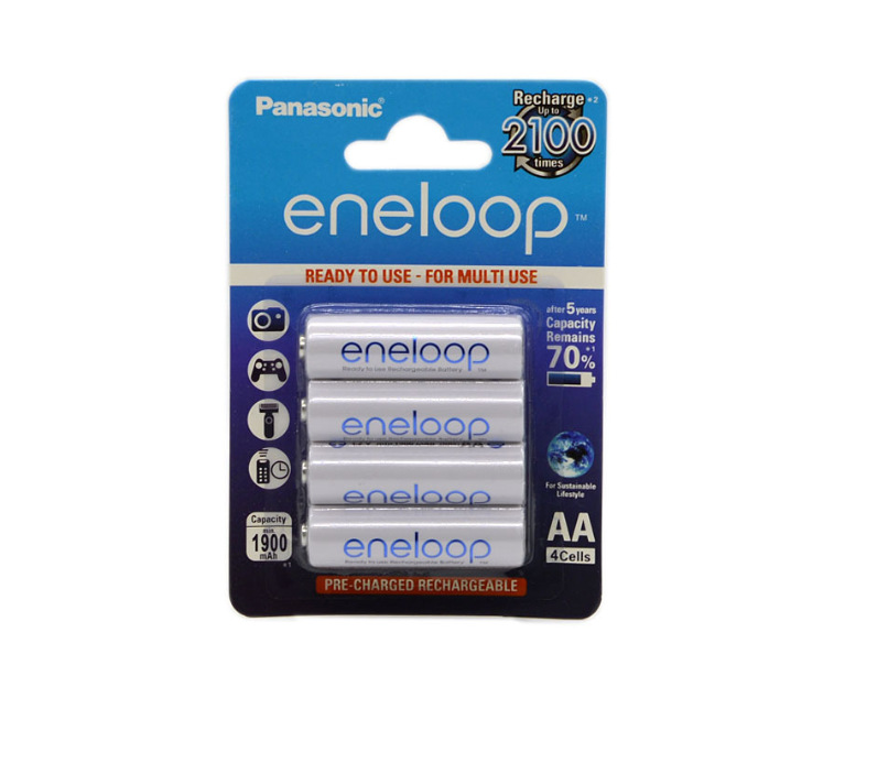 [Vỉ 4 viên] PIN Sạc Panasonic AA Eneloop 4 viên 1900 mAh - 2100 lần sạc (hàng chuẩn)