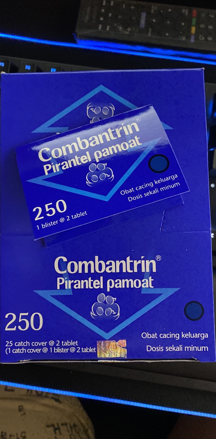 Combantrin tablet 250 1 lembar merupakan obat cacing yang bekerja untuk ...