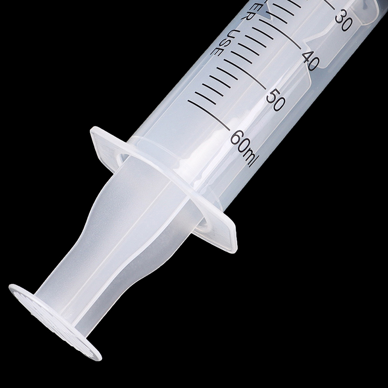 60ML plastic feeding syringe reusable pump with 80cm tube for lab medical tool Mushen. 