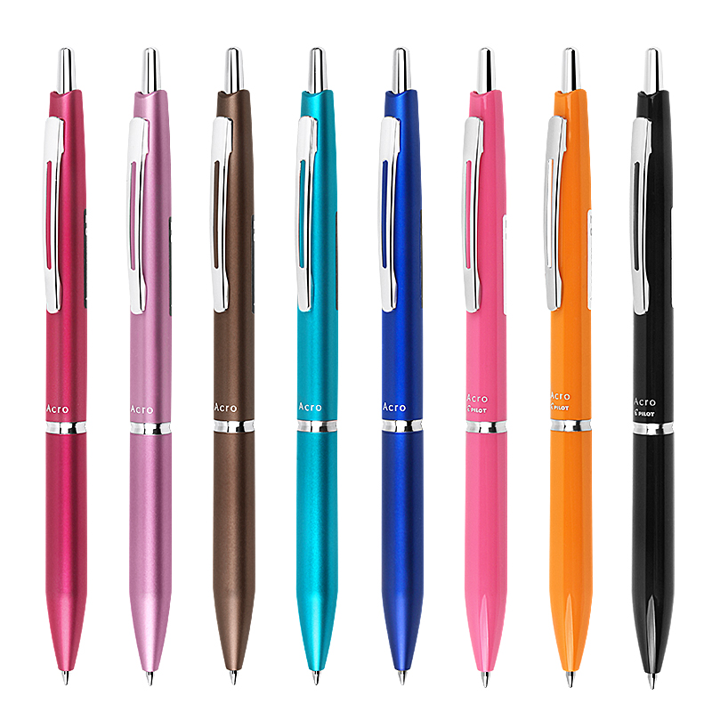%E3%80%90The%20Quiet%20Page%E3%80%911pc%20Japan%20Pilot%20Ballpoint%20Pen%200.3/0.5/0.7mm%20Acro%20300/1000%20Press%20Resin%20Metal%20Rod%20Signature%20Pen%20Writing%20Smooth%20Student%20Office%20-%20Image%205