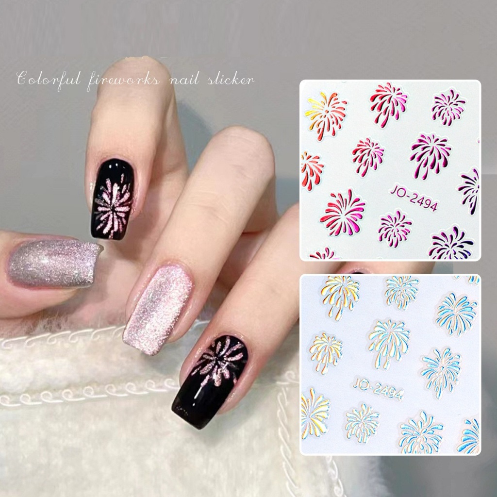Sticker Dán Móng JOYFUL Hình Pháo Hoa - Sticker FireWork - DỤNG CỤ TRANG TRÍ NAIL