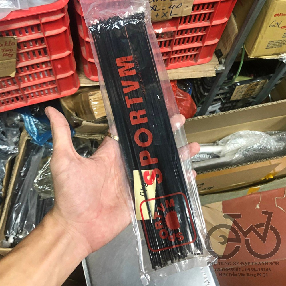 Căm xe đạp Fixed Gear, Nan hoa xe đạp dùng cho vành Fixed Gear 4cm