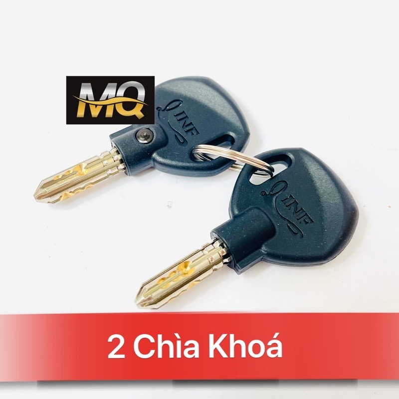 BỘ Ổ KHOÁ XE DREAM 100cc (8 CẠNH ĐIỆN VÀ YÊN)