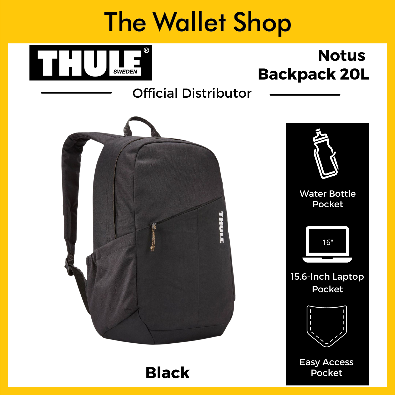Thule Notus Backpack 20L | Lazada Singapore