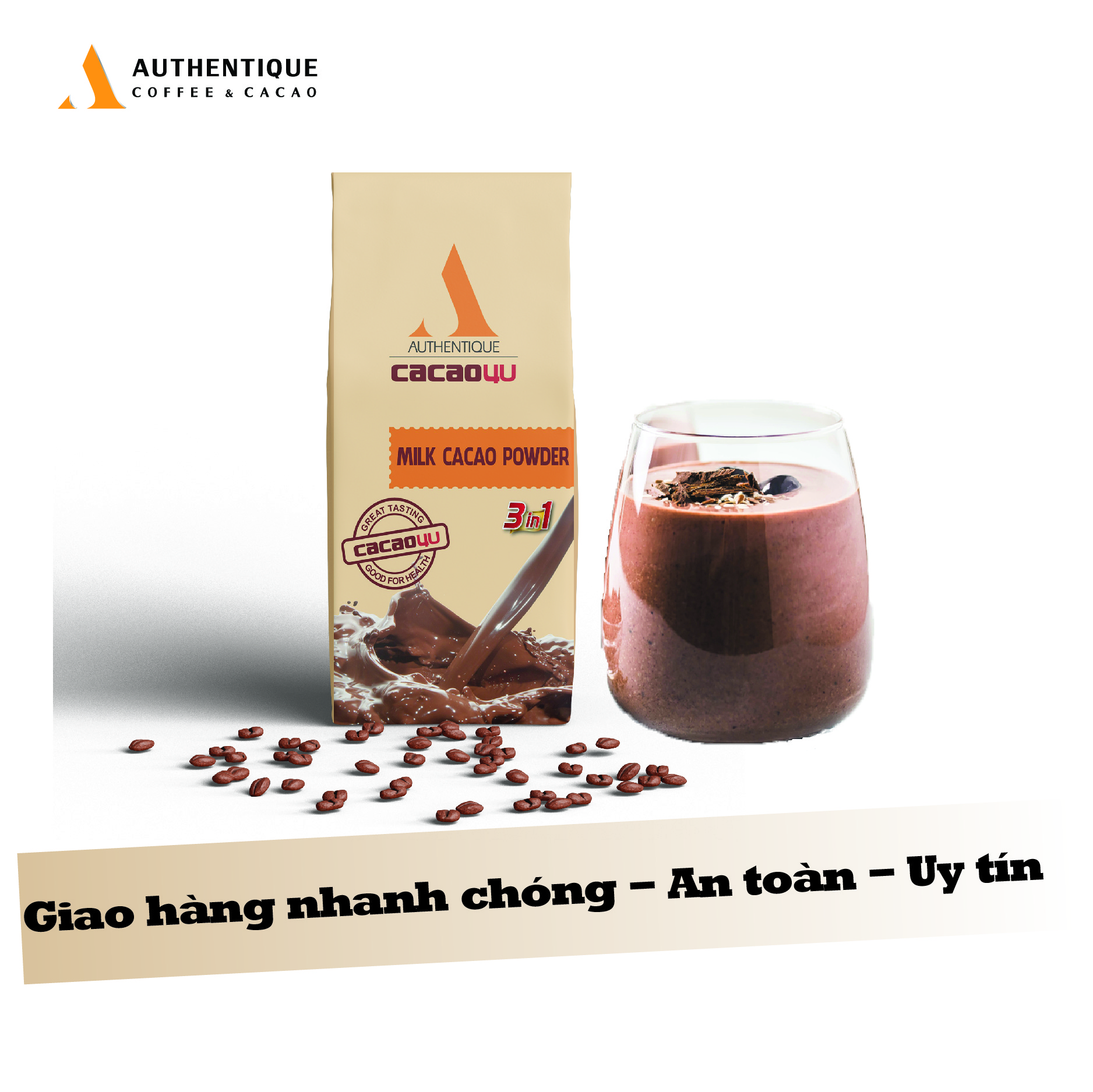 Bột cacao sữa 3in1 - tiện dụng cho người bận rộn - thơm ngon - ảnh sản phẩm 2