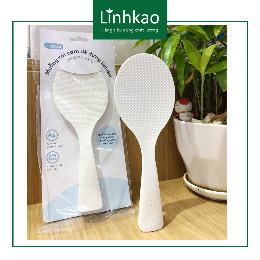 MUỖNG XỚI CƠM ĐẾ ĐỨNG CHỐNG DÍNH SENDAI INOCHI