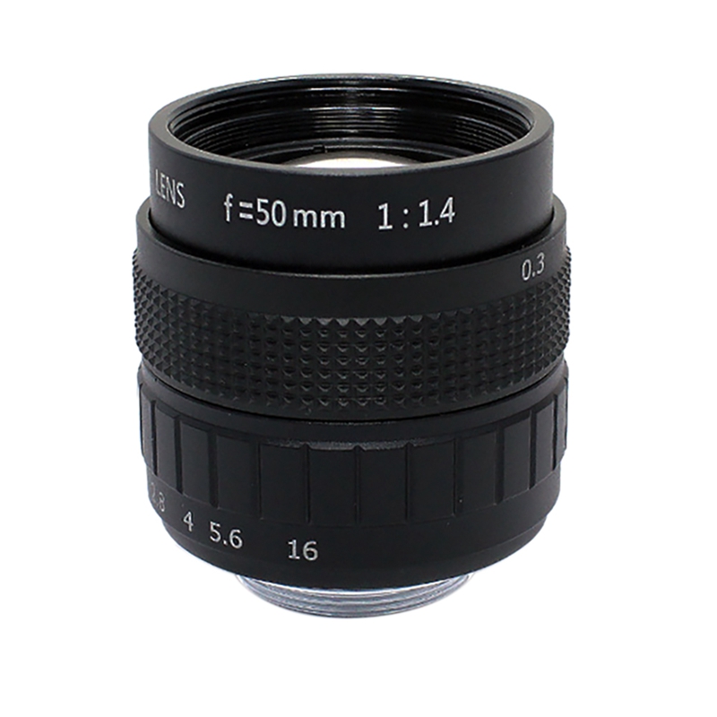 50Mm Camera Lens F1.4 2 3 C-Mount Manual Aperture Camera Lens for