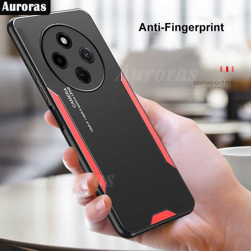For MI Redmi 14C Phone Case Heat Dissipation Metal Frame Ultra-thin Heat Dissipation Frosting Cover for Redmi 14C Cover Casing HP.