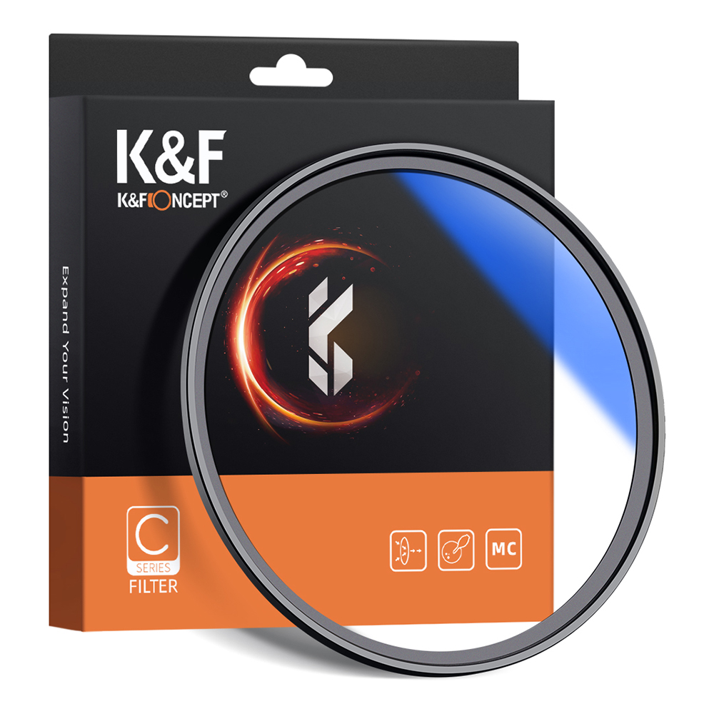 K&F CONCEPT 77mm Ultra Slim Multi Coated MC UV HD Lens Filter Tương thích thumbnail