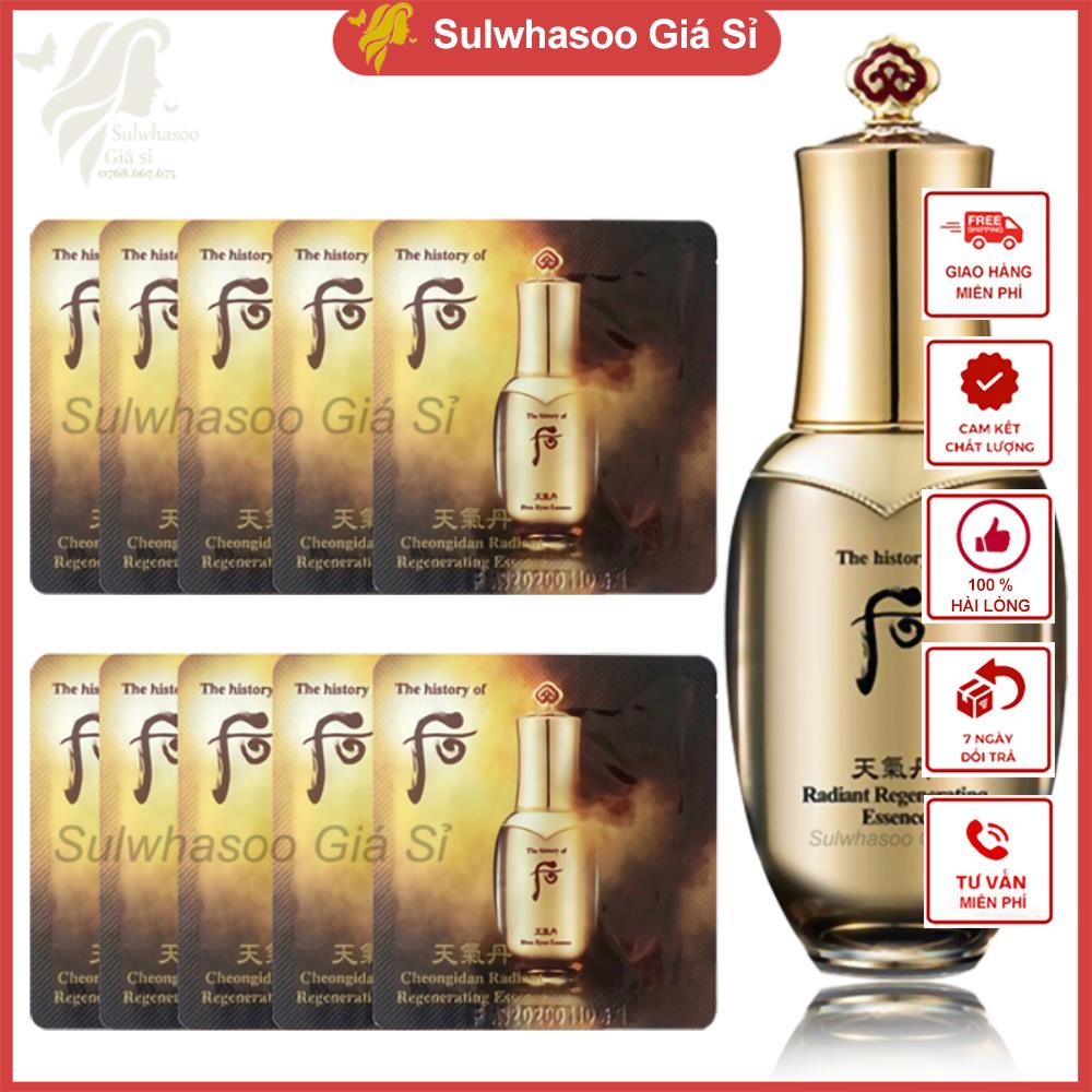 Combo 10 gói Tinh chất Whoo tái sinh da Radiant Regenerating Essence sulwhasoogiasi