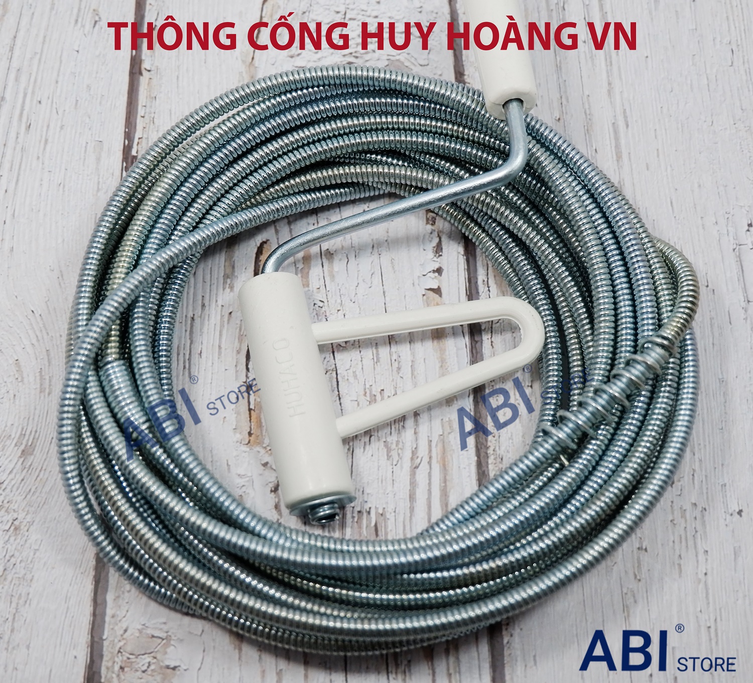 DÂY THÔNG TẮC CỐNG LÒ XO 12M HUY HOÀNG VIỆT NAM CHẤT LƯỢNG CAO DỤNG CỤ DÂY THÔNG TẮC ỐNG NƯỚC BỒN CẦU