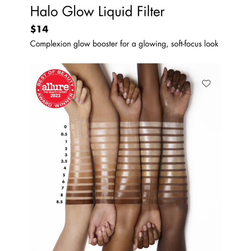 [MÀU MỚI - SALE 20%] Kem lót Elf Halo Glow Liquid Filter $14