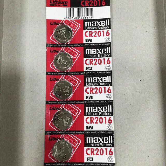 Box of 100 Cr2016 Maxell Batteries. Pocket Computer Batteries, Electronic Thermometers, Blood Glucose Meter...