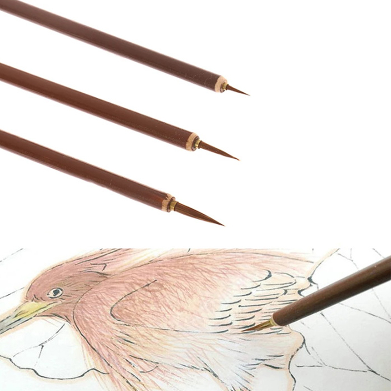 Wolves Hair Brush Pen Hook Line Paint Brush Chinese Calligraphy Brush Art Oil Painting Drawing Brush Yao Store. 