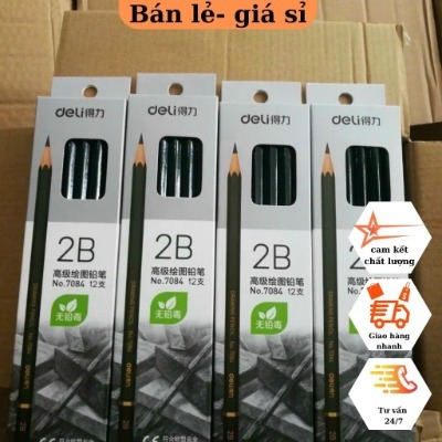 CHIẾC BÚT CHÌ DELI 2B HÀNG ĐẸP CHẤT LƯỢNG - C17.