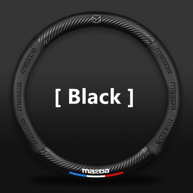 Vỏ bọc vô lăng xe hơi mazda 2 3 cx5 cx30 cx8 cx3 mazda2 6 5 bl gh gp in logo 3d