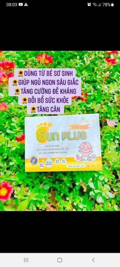 Combo SunPlus Sữa non + men sữa cao cấp