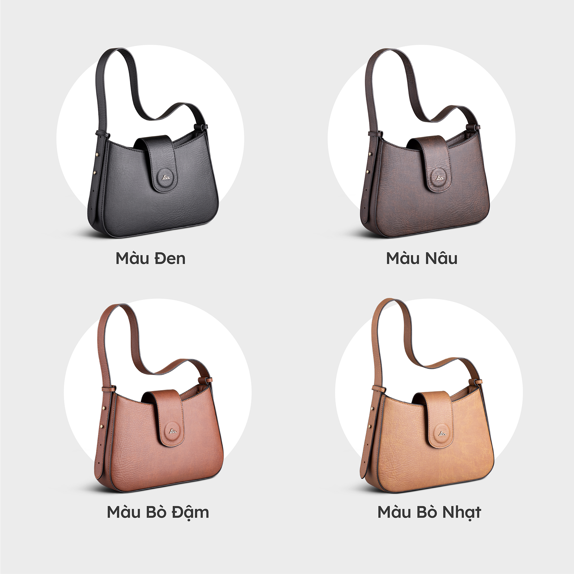 Túi Lata (Thời trang nữ đi chơi size 27 - Túi đeo vai da HN99)