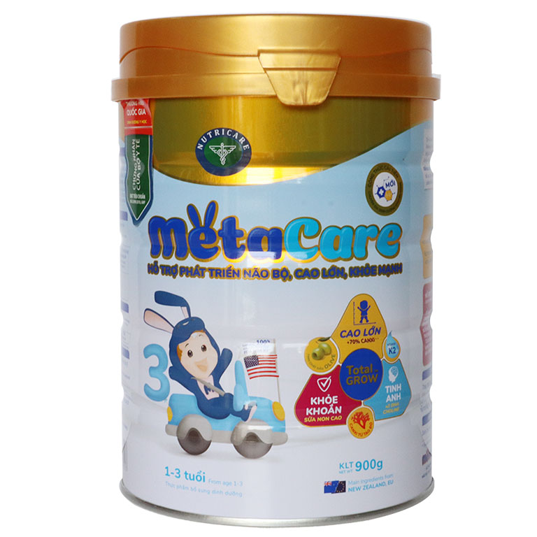Sữa dinh dưỡng METACARE đủ số 1,2,3 900gr
