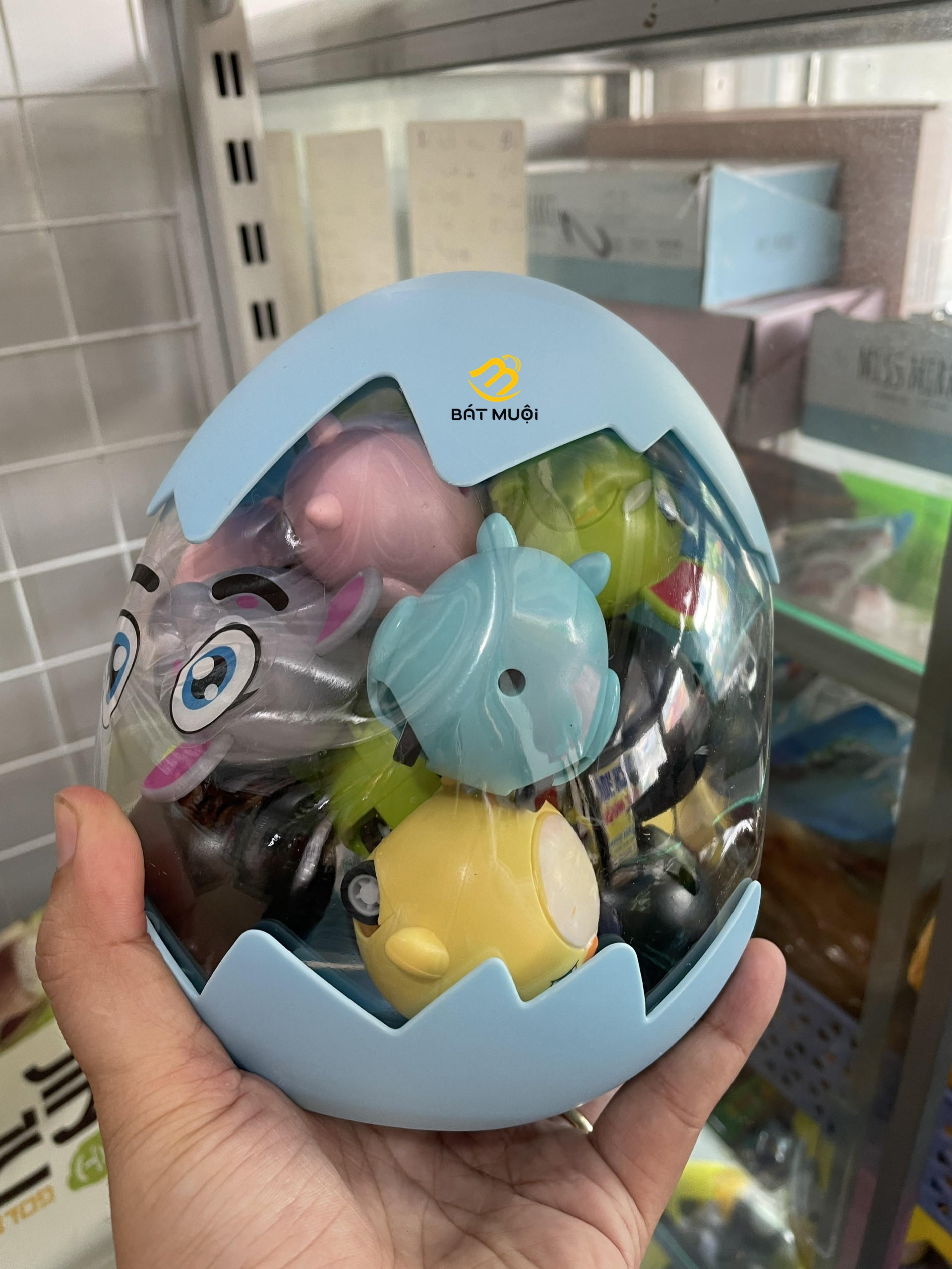 Set đồ chơi 20 con vật chạy đà dễ thương - tạp hóa bát muội