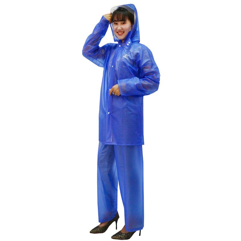 BỘ ÁO MƯA TRONG MÀU (Giao màu ngẫu nhiên)
