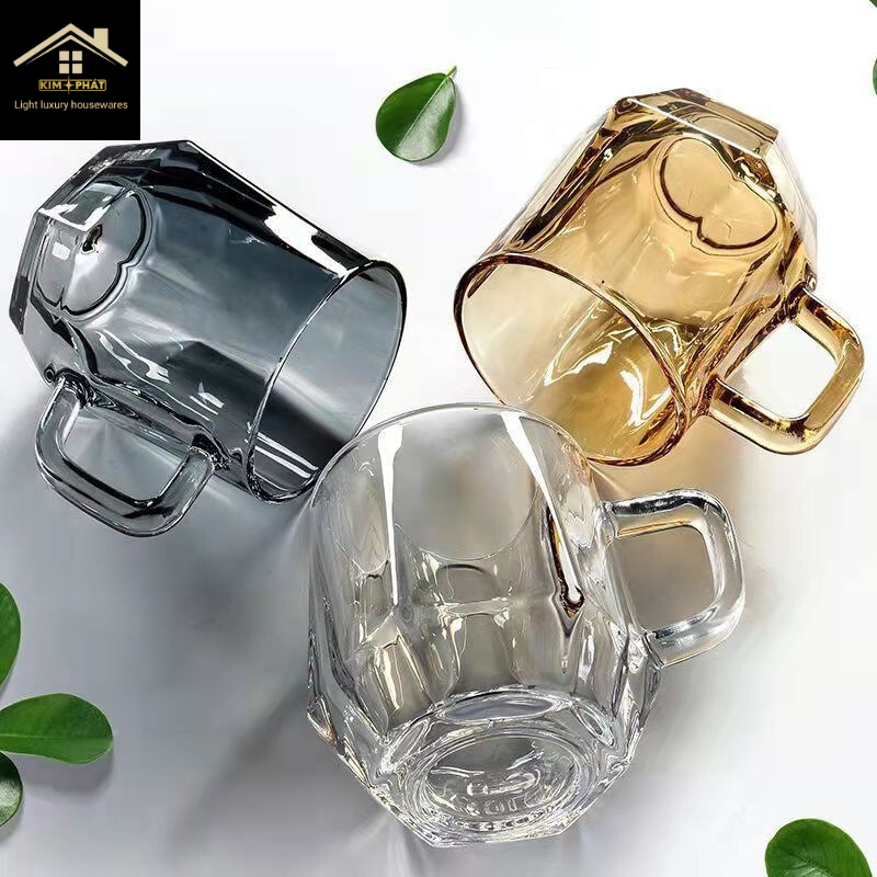 Ly thuỷ tinh - Cốc thuỷ thuỷ Lục Giác YUJN