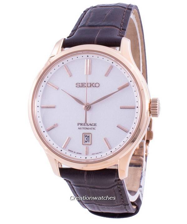 Seiko Presage Automatic Zen Garden Japan Made Men's Brown Leather Strap  Watch SRPD42J1 | Lazada Singapore