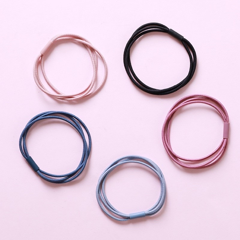 1 Thun cột tóc 3 sợi đàn hồi