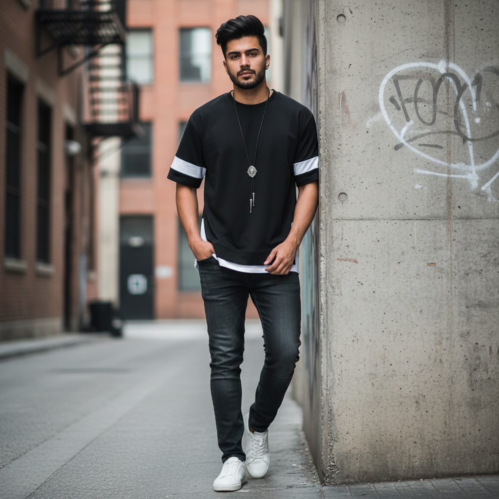 Tshirt%20For%20Men%7C%20summer%20%7C%20Autumn%7C%20Black%20&%20White%20-%20Image%202
