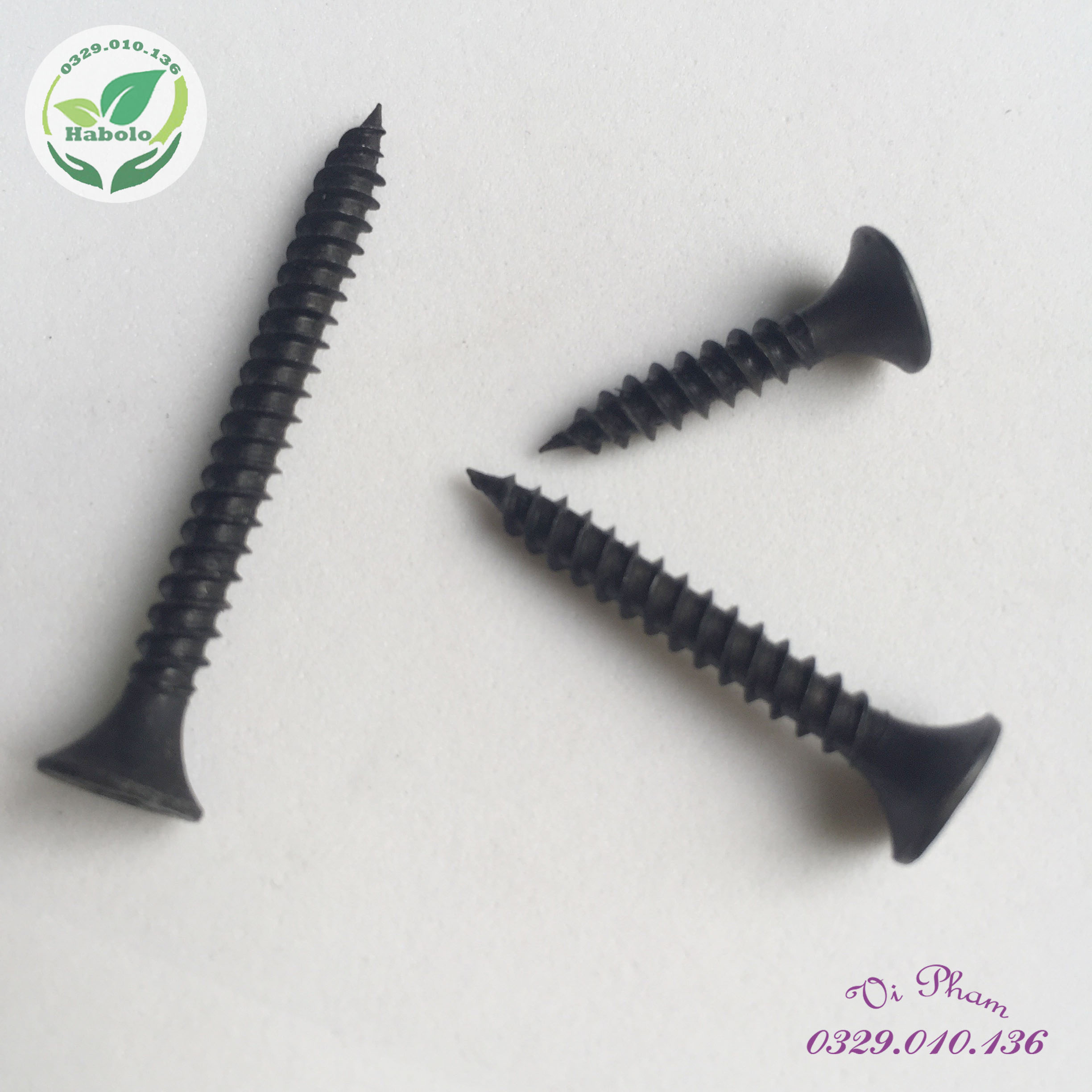 [Bịch 100g] Đinh vít đen dài 4cm bắn(bắt) thạch cao, đinh vít gỗ