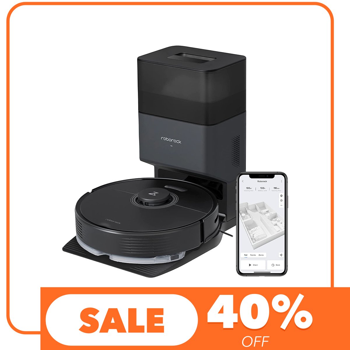Robot hút bụi lau nhà roborock q7 max+ - bản quốc tế - bảo hành 24 tháng