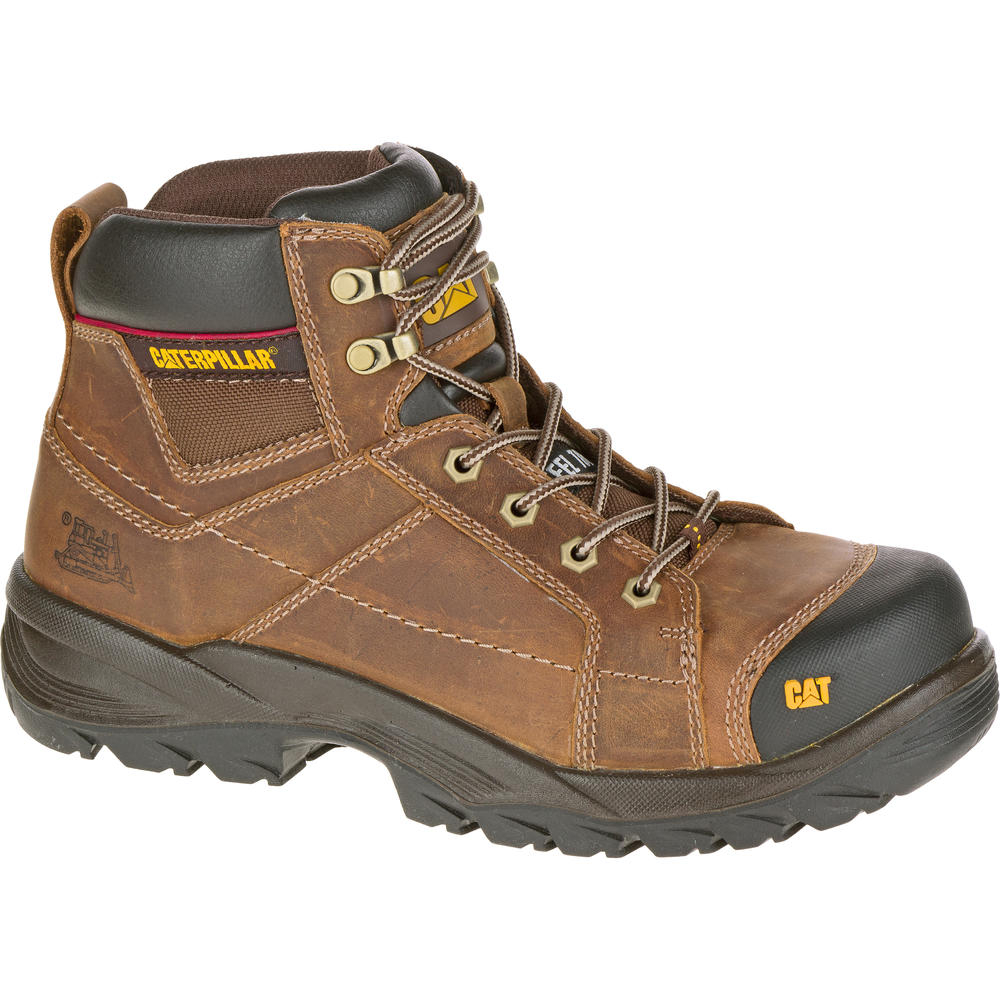 Crossrail Steel Toe Safety Shoe Brown 