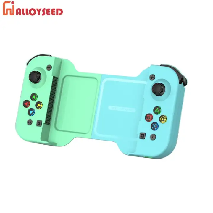Telescopic Gaming Controller Dual Vibration Motor Bluetooth-compatible 5.0 Wireless Game Controller Programming Button for PUBG Mobile for Switch OLED