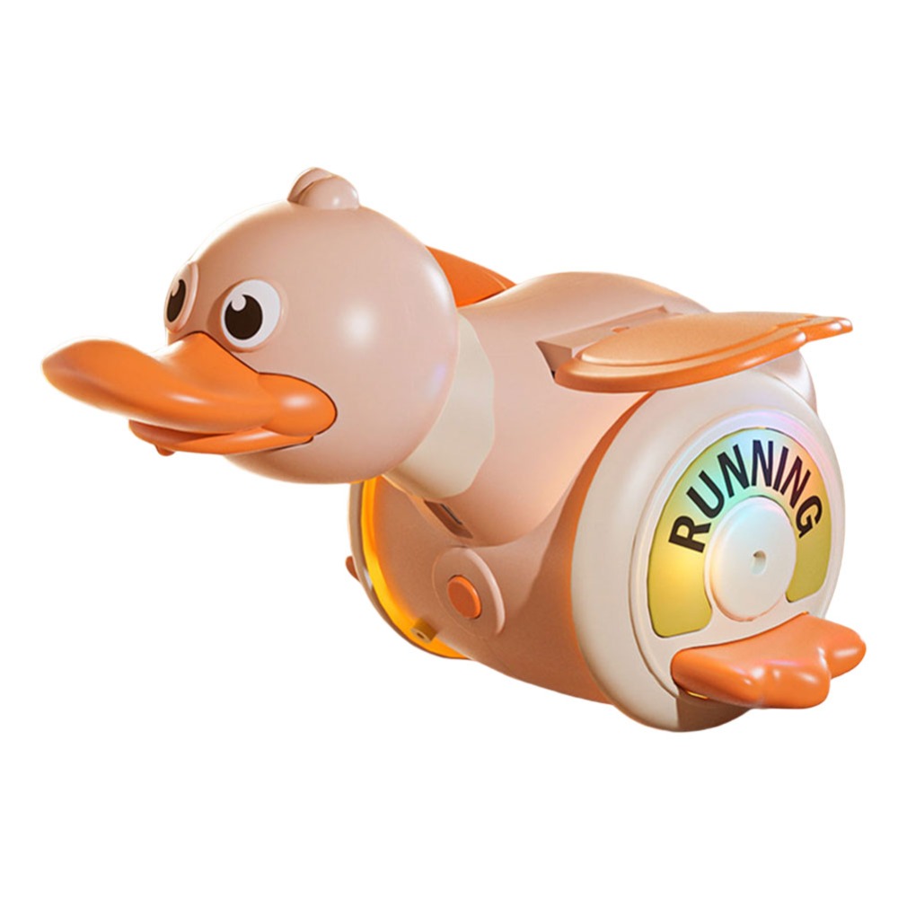 Desktop Ornament Plastic Electric Duck Musical Toy Interactive Sound ...