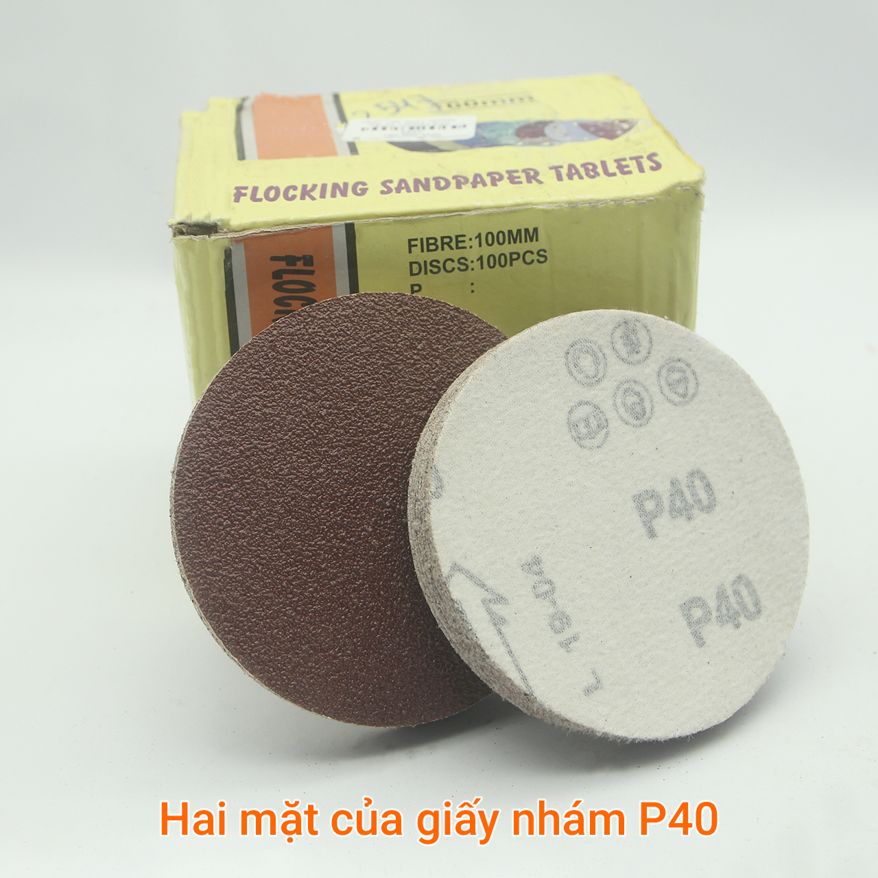 (Combo 5 tờ) Giấy Nhám Tròn 100mm ( size từ 40 đến 600 )